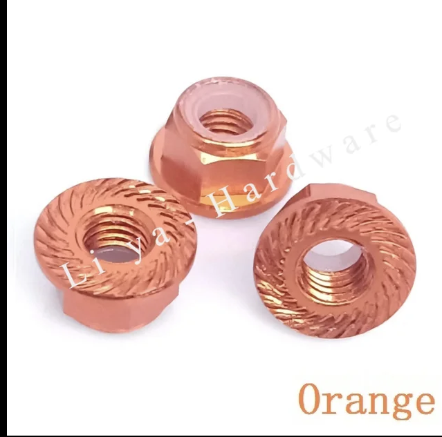 Orange Wheel Nuts - 4pk.