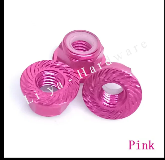 Pink Wheel Nuts - 4pk.